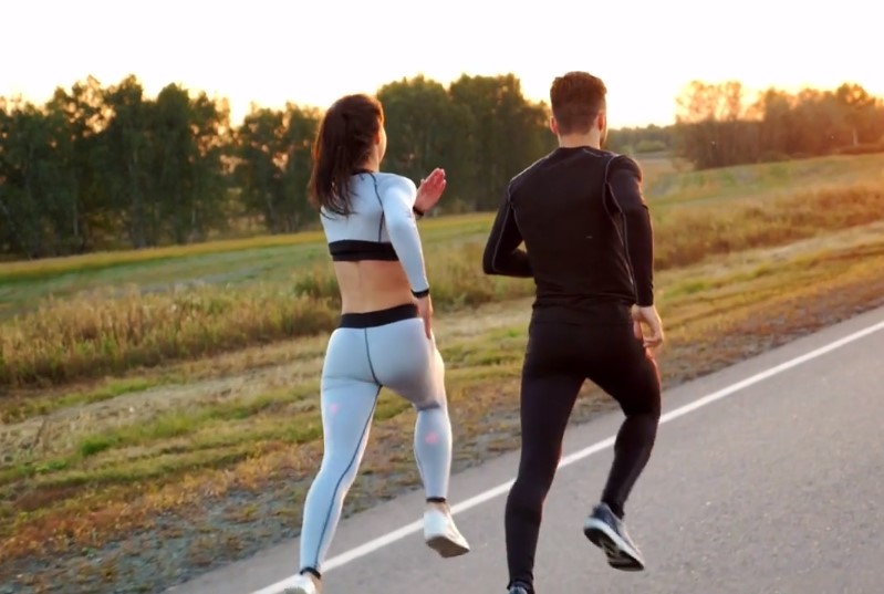 running couple